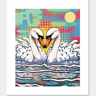 Swan Posters and Art